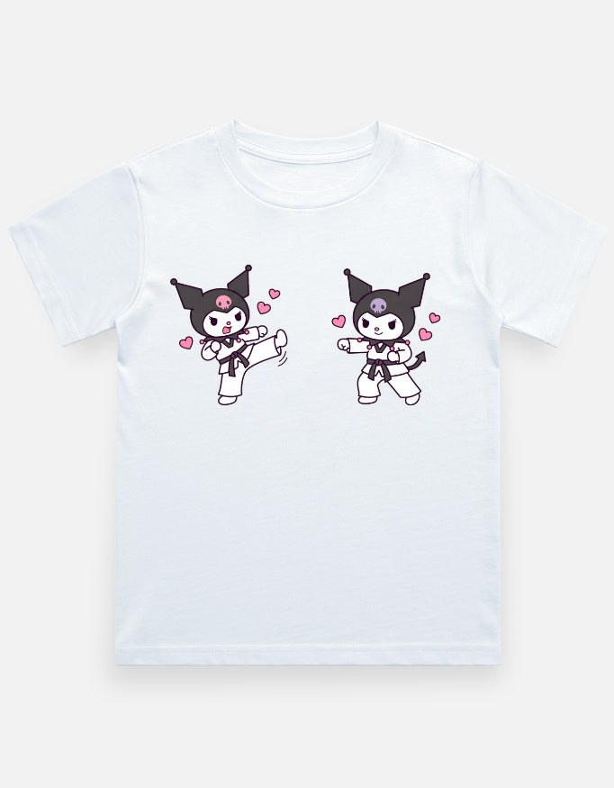 The Taekwondo Kuromi - Kids in White – flat lay