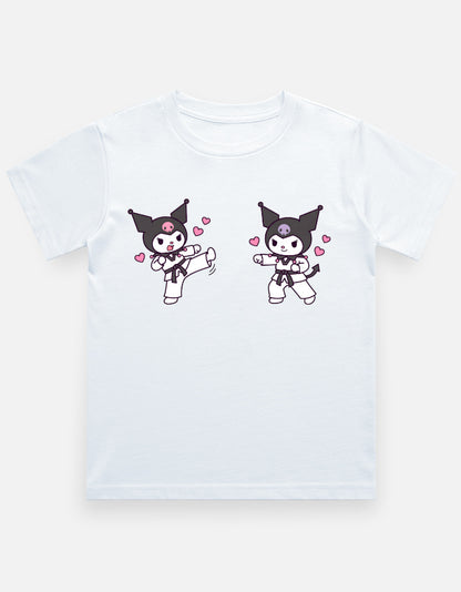 The Taekwondo Kuromi - Kids in White – flat lay