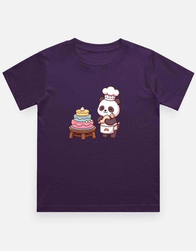 The Panda Bakery - Kids in Purple – flat lay