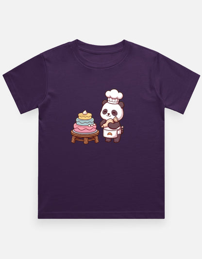 The Panda Bakery - Kids in Purple – flat lay