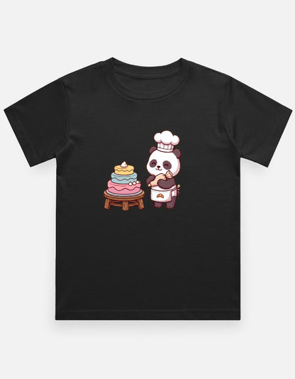 The Panda Bakery - Kids in Black – flat lay