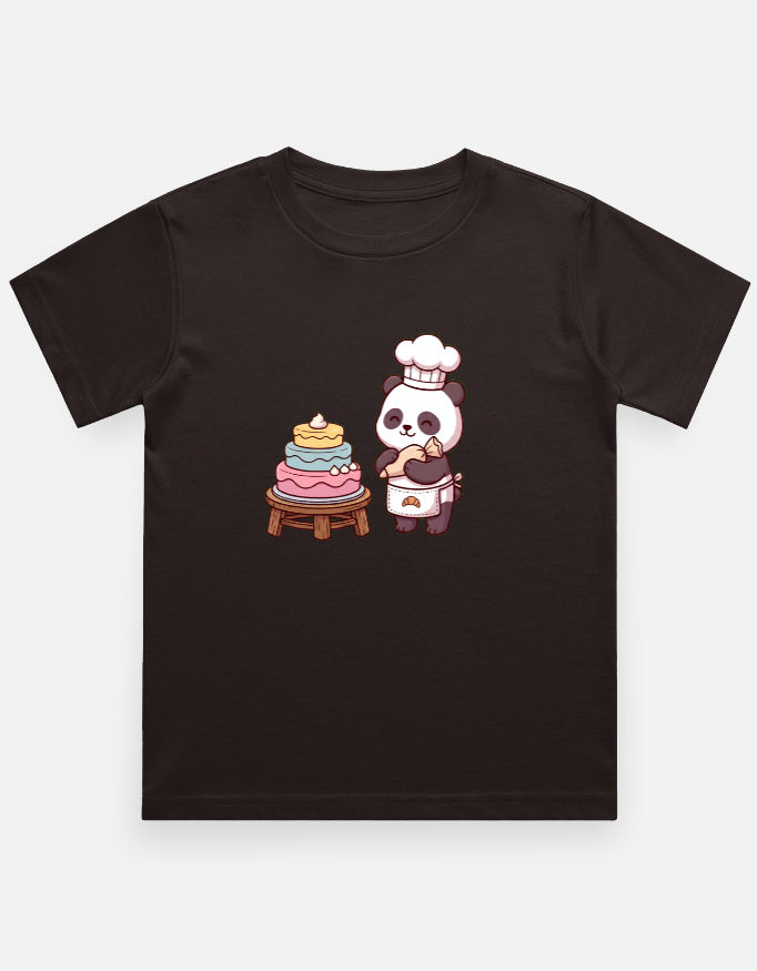 The Panda Bakery - Kids in Coffee Brown – flat lay