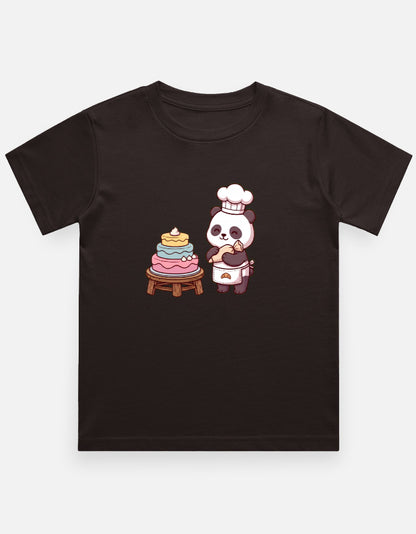The Panda Bakery - Kids in Coffee Brown – flat lay
