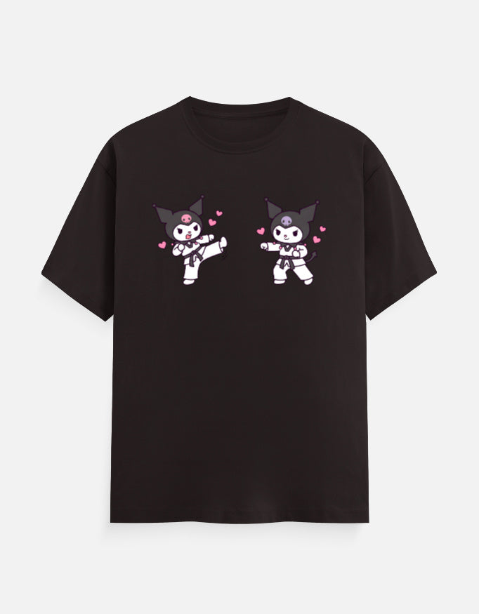 The Taekwondo Kuromi - Unisex in Coffee Brown – flat lay