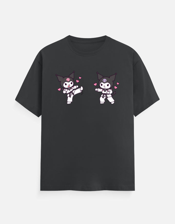 The Taekwondo Kuromi - Unisex in Steel Grey – flat lay