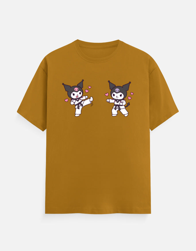 The Taekwondo Kuromi - Unisex in Mustard Yellow – flat lay