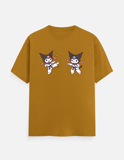 The Taekwondo Kuromi - Unisex in Mustard Yellow – flat lay