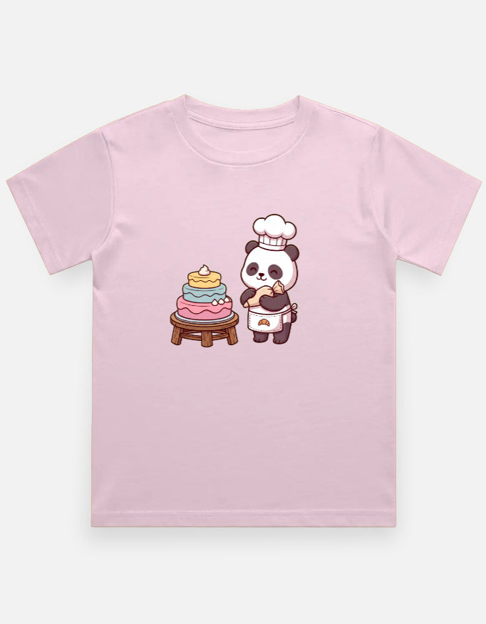 The Panda Bakery - Kids in Light Baby Pink – flat lay