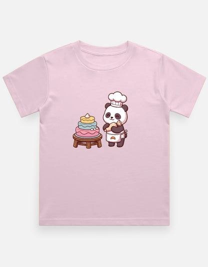 The Panda Bakery - Kids in Light Baby Pink – flat lay
