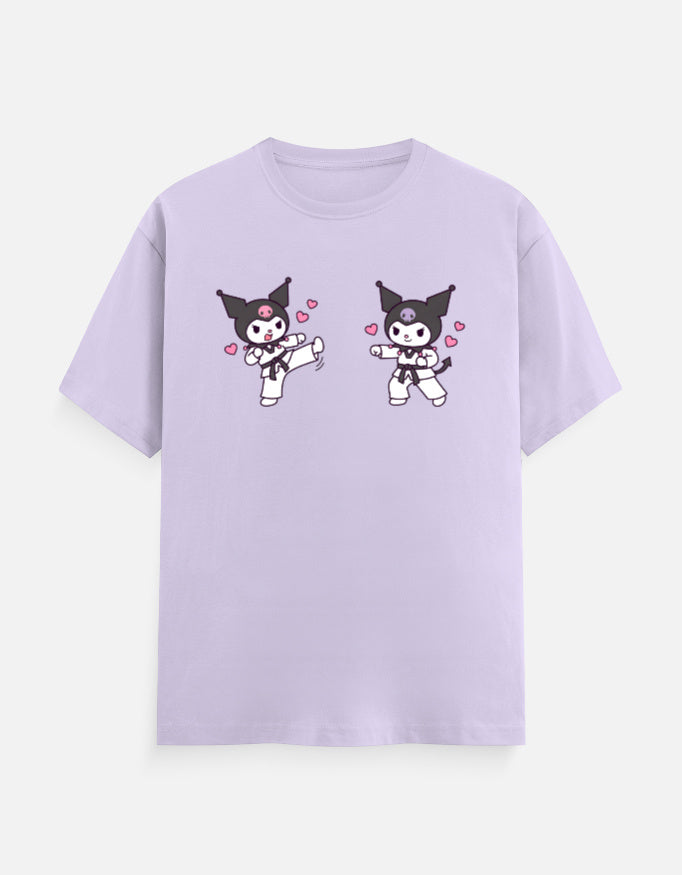 The Taekwondo Kuromi - Unisex in Lavender – flat lay