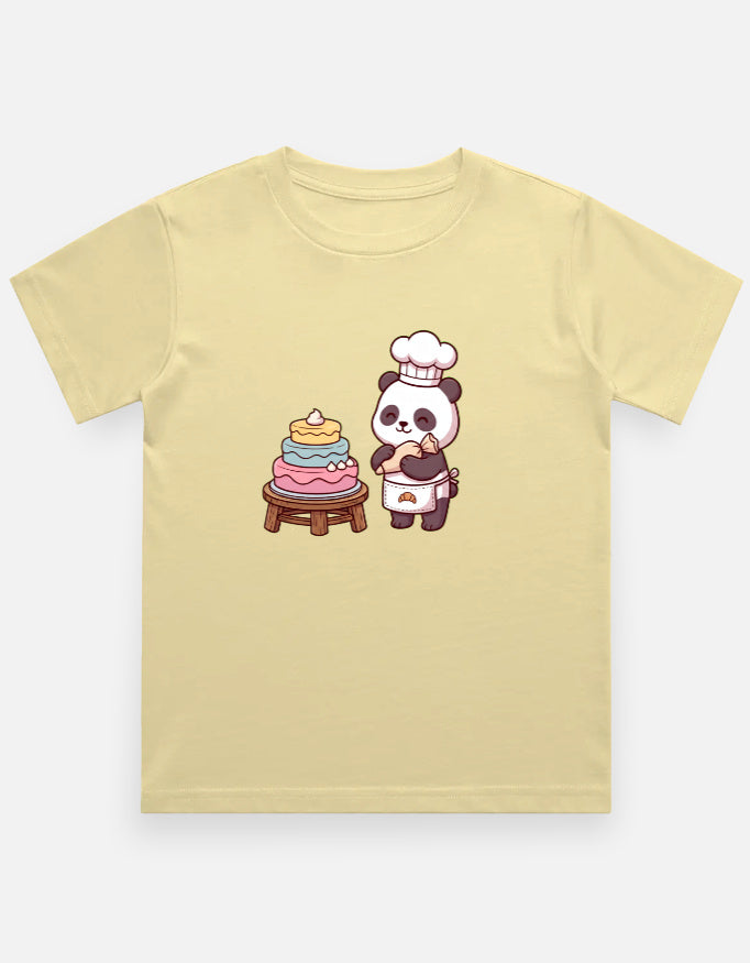 The Panda Bakery - Kids in Beige – flat lay