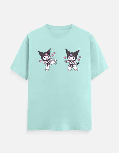 The Taekwondo Kuromi - Unisex in Mint – flat lay
