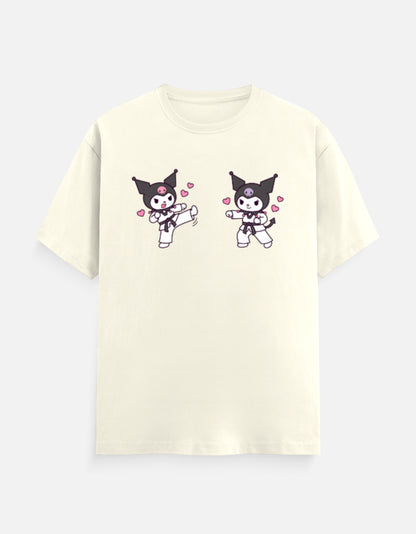 The Taekwondo Kuromi - Unisex in Off White – flat lay