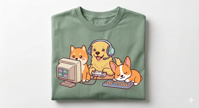 The Gamer Dog Trio